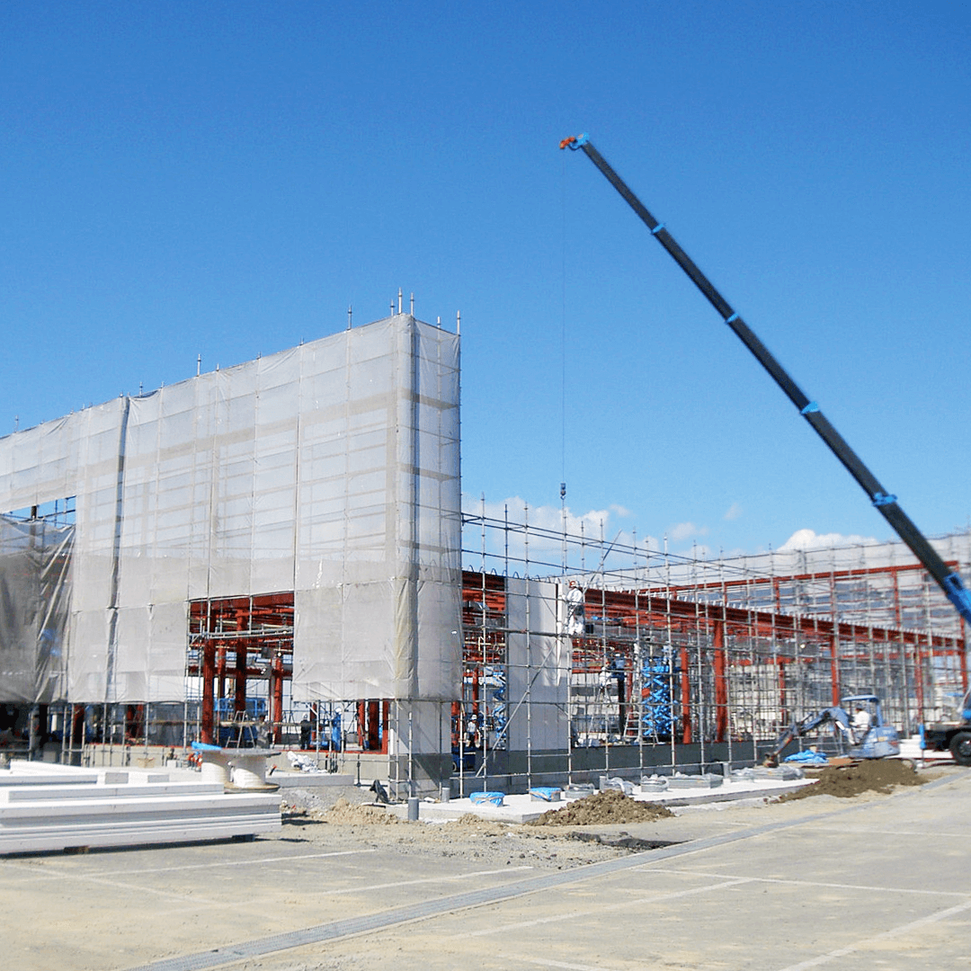 有限会社元建の工事現場